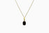 Divya दिव्या | Onyx | Halskette | 18K Vermeil Vergoldung